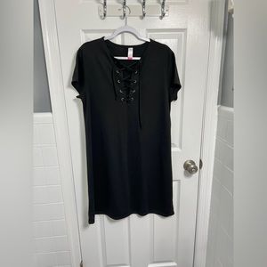 Black T-shirt dress XXL